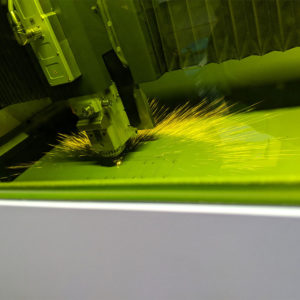 TJC laser cutting machine running